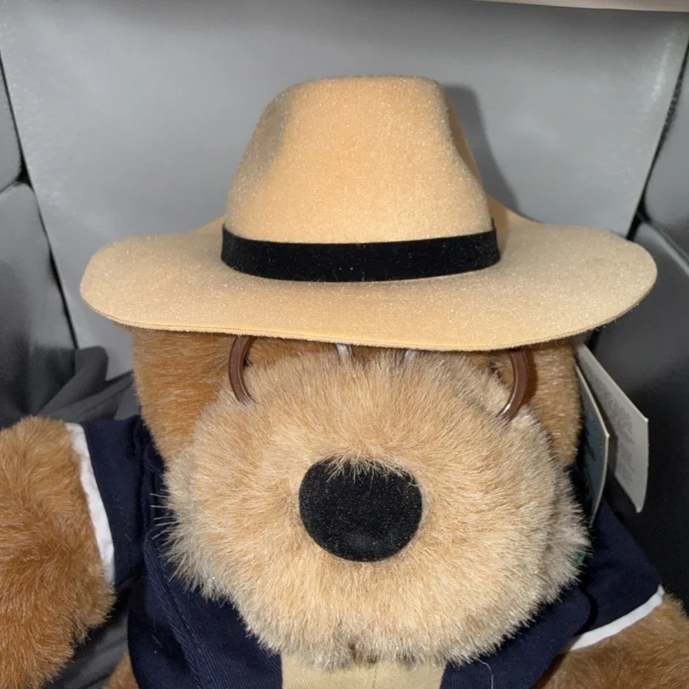 LANDS' END Rugby Teddy Bear ORIGINAL Big Daddy RARE - By Gund Excellent! EUC